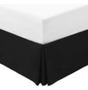 ~? Falda De Cama Negra Mellanni Queen Size - Marco De Cama Y 0