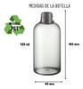 100 Envases Pet Lyon 125ml Incoloro Gatillo Transparente 1