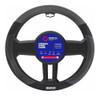 Cubre Volante Auto Universal Sparco Cuero Negeo\gris 1