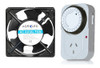 Kit Ventilacion Cooler Fan 220v 4 Pulgada Con Timer 0