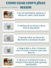 Kit 10 Limpa Jóias Verdadeiras Ouro Puro 18k Maxim 40ml 4