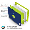Funda iPad 2/3/4, Duedue Heavy Duty Rugoso A Prueba De Golpe 2