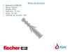 Bolsa De Tarugos Expansor Sa 10mm X 250u Fischer 1