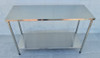 Bancada Mesa 110x40 Inox Multiuso 1 Prateleira Lanchonete 2