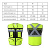 Roupas Refletivas E Tamanho De Coletes, Forro Fluorescente 5