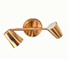 Aplique Spot Color Cobre Vintage 2 Luces Gu10 0