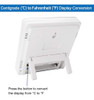 Termómetro De Pared Digital Control De Humedad Reloj Alarma 6