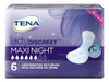 Absorvente Noturno Tena Lady Discreet Maxi Night 6 Unidades 0 Absorvente Noturno Tena Lady Discreet Maxi Night 6 Unidades 0