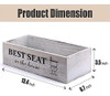 Caja De Decoración De Baño Cuffup, 2 Lados De Carteles Diver 3 Caja De Decoración De Baño Cuffup, 2 Lados De Carteles Diver 3