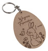 Chaveiro Personalizado Em Mdf Cru, Páscoa! 1