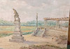 Óleo Sobre Tela Del Autor Sergio Sanni. Plaza 2