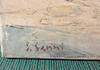 Óleo Sobre Tela Del Autor Sergio Sanni. Plaza 3