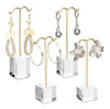 Exhibidores De Acrilico Para Joyeria Color Oro (4un) 1