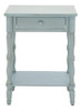 Deco 79 60118 Mesa Auxiliar De Madera, 22  X 31 , Gris-azul 0