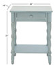 Deco 79 60118 Mesa Auxiliar De Madera, 22  X 31 , Gris-azul 1