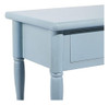 Deco 79 60118 Mesa Auxiliar De Madera, 22  X 31 , Gris-azul 4