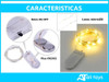 Luces Decorativas Interior Pila Reloj Microled Cálida X10 3