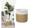Cesto Para Roupa Suja Cestos Decorativos Para 30cm Amarelo 1