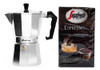 Cafetera Italiana Hudson 9 Tazas Plateada + Cafe Segafredo 0 Cafetera Italiana Hudson 9 Tazas Plateada + Cafe Segafredo 0