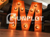 Letras De Chapa Luminicas 0