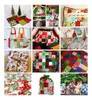 Mscftfb - Juego De 10 Piezas De Tela De Algodón De Navidad. 6
