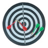 Juego De Dardos Tiro Al Blanco Madera Tablero 29cm 1