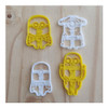 Cortante Galleta Ceramica Fondant Porcelana Minions 1