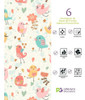 Adesivo Autocolante Passarinhos Coloridos Flores Infantil 3