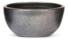 Vaso Bacia Decorativa De Cerâmica Grafite 21x45cm 1