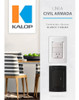 Llave De Luz Armada Kalop Civil 2 Puntos Negro 2