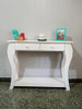Mesa De Arrime De Pino Estilo Provenzal Con Estante 100 X 30 2