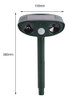 Dissuasão De Gato Ultra-sônico Com Sensor De Movimento E Fla 7