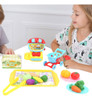 Conjunto De Vegetais De Cozinha Pretend Play Toy Simulation 6