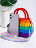 Cartera Morral Pop It Bolso Monedero Para  Niñas Y Niños 5