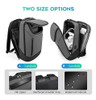 Mochila Impermeable Con Usb Gris (tres Bolsillos) 2