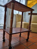 Mesa Auxiliar De Madera Con Ruedas De Dos Pisos 3