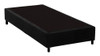 Cama Box Base Solteiro Suede Preto (96x20)costa Rica 0
