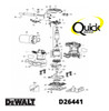 Base De Goma Dewalt Lijadora Orbital D26441 / Dw411 2