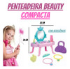 Penteadeira Beauty Compacta Com Acessórios Beleza Brinquedo 6