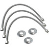 3 Mangueira Engate Flexivel Aço Inox 60cm Trançado 1/2 Kit 0 3 Mangueira Engate Flexivel Aço Inox 60cm Trançado 1/2 Kit 0
