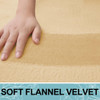 Alfombra De Baño Antideslizante Absorbente 76x50cm Beige 3