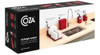 Kit Combo Cocina Escurridor Organizador Jabonera Tacho Coza 5