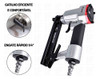 Grampeador Pneumático Mtx + Caixa Grampo 10mm Tapeçaria 5