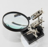 Lupa Soporte Grande 2x 9cm Pinzas Cocodrilo Articulado Htec 3