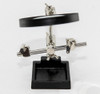 Lupa Soporte Grande 2x 9cm Pinzas Cocodrilo Articulado Htec 5