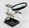 Lupa Soporte Grande 2x 9cm Pinzas Cocodrilo Articulado Htec 7