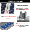 Fixador Grampo Middle Clamp Linha C Placa Painel Solar Kit 4 3