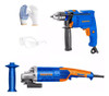 Kit Herramientas Wadfow Amoladora + Taladro Percutor - Lnf 0