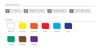 10 Temperas Alba Magic En Caja Colores Surtidos Pomo 8 Ml 1