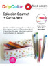 12 Fibras Marcador Tinta Comestible + Cartuchera Food Colors 2